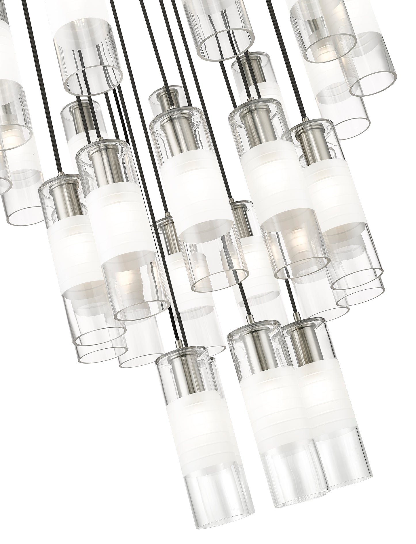 Alton 27 Light Chandelier Brushed Nickel