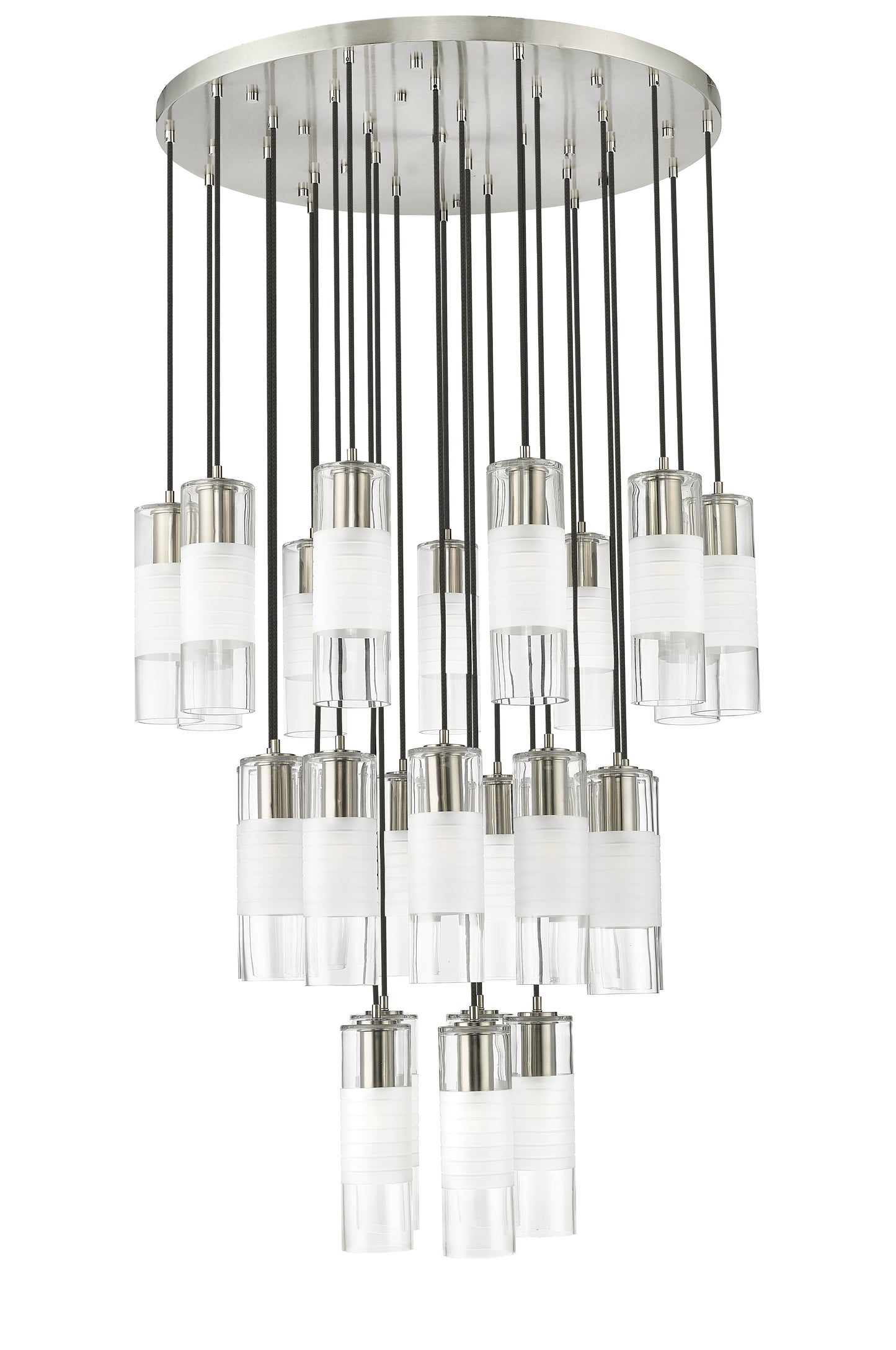 Alton 27 Light Chandelier Brushed Nickel