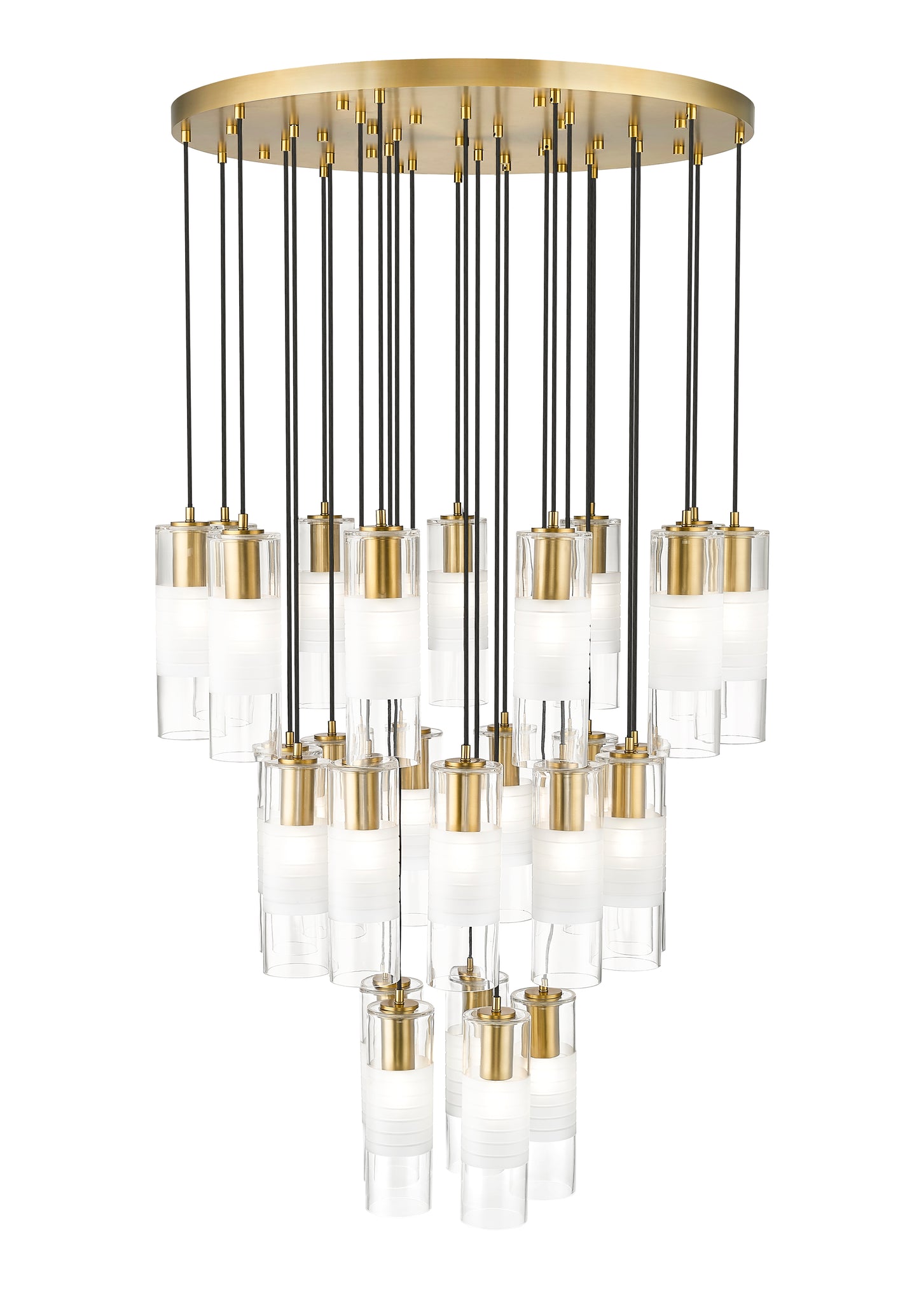 Alton 27 Light Chandelier Modern Gold