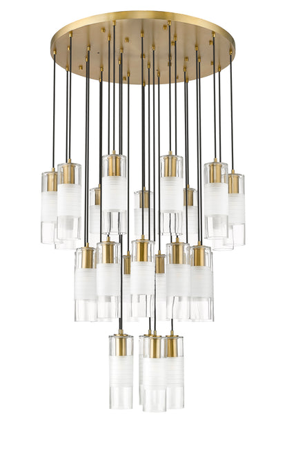 Alton 27 Light Chandelier Modern Gold