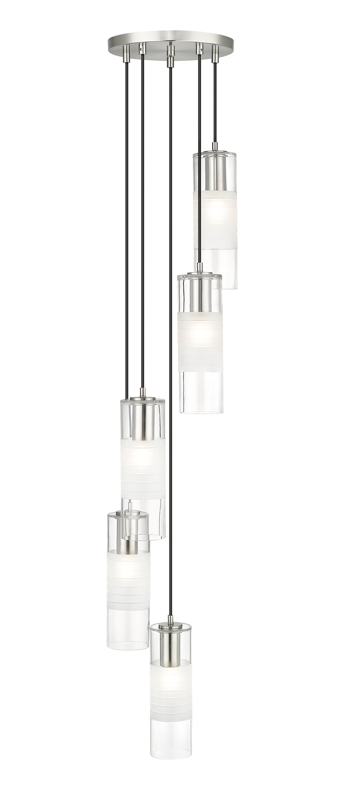 Alton 5 Light Chandelier Brushed Nickel