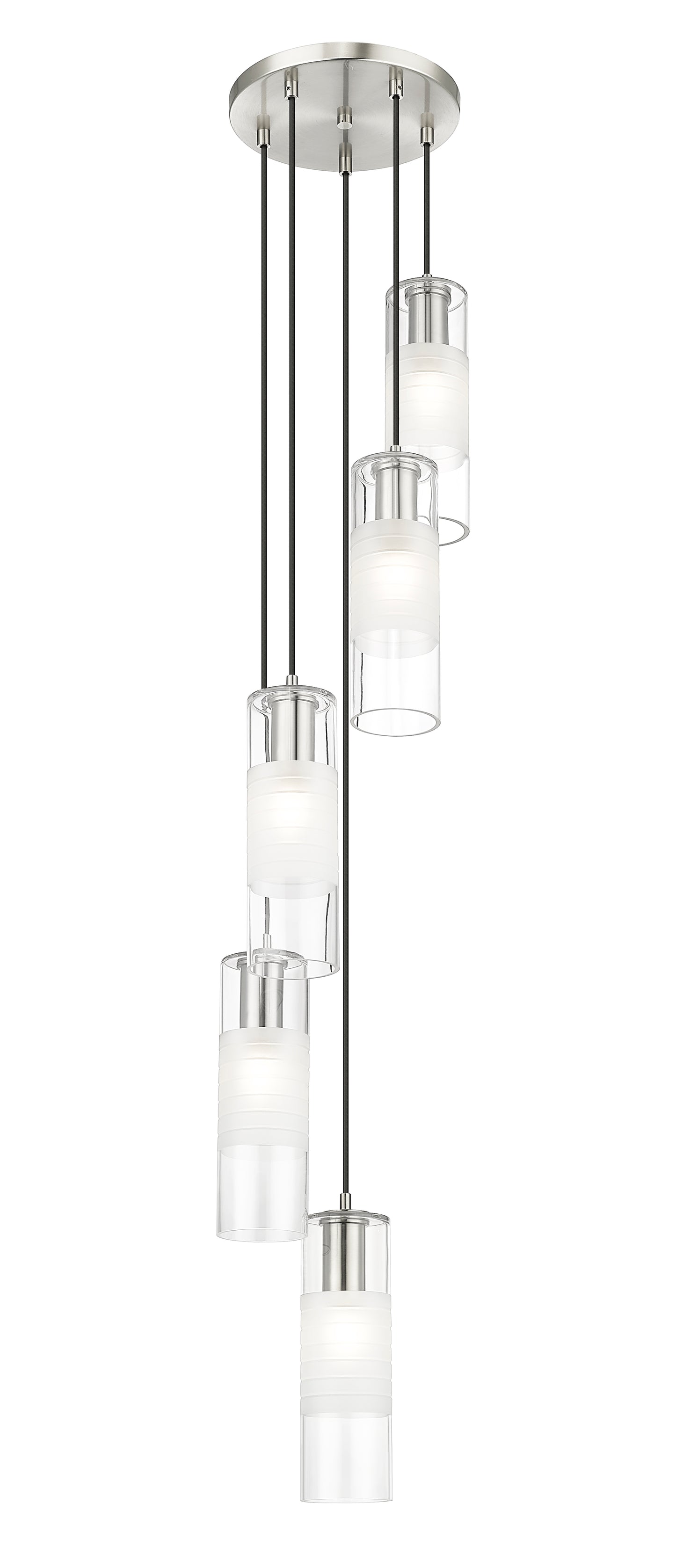 Alton 5 Light Chandelier Brushed Nickel