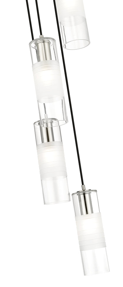 Alton 5 Light Chandelier Brushed Nickel