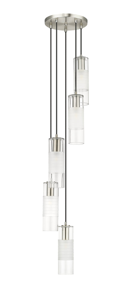 Alton 5 Light Chandelier Brushed Nickel