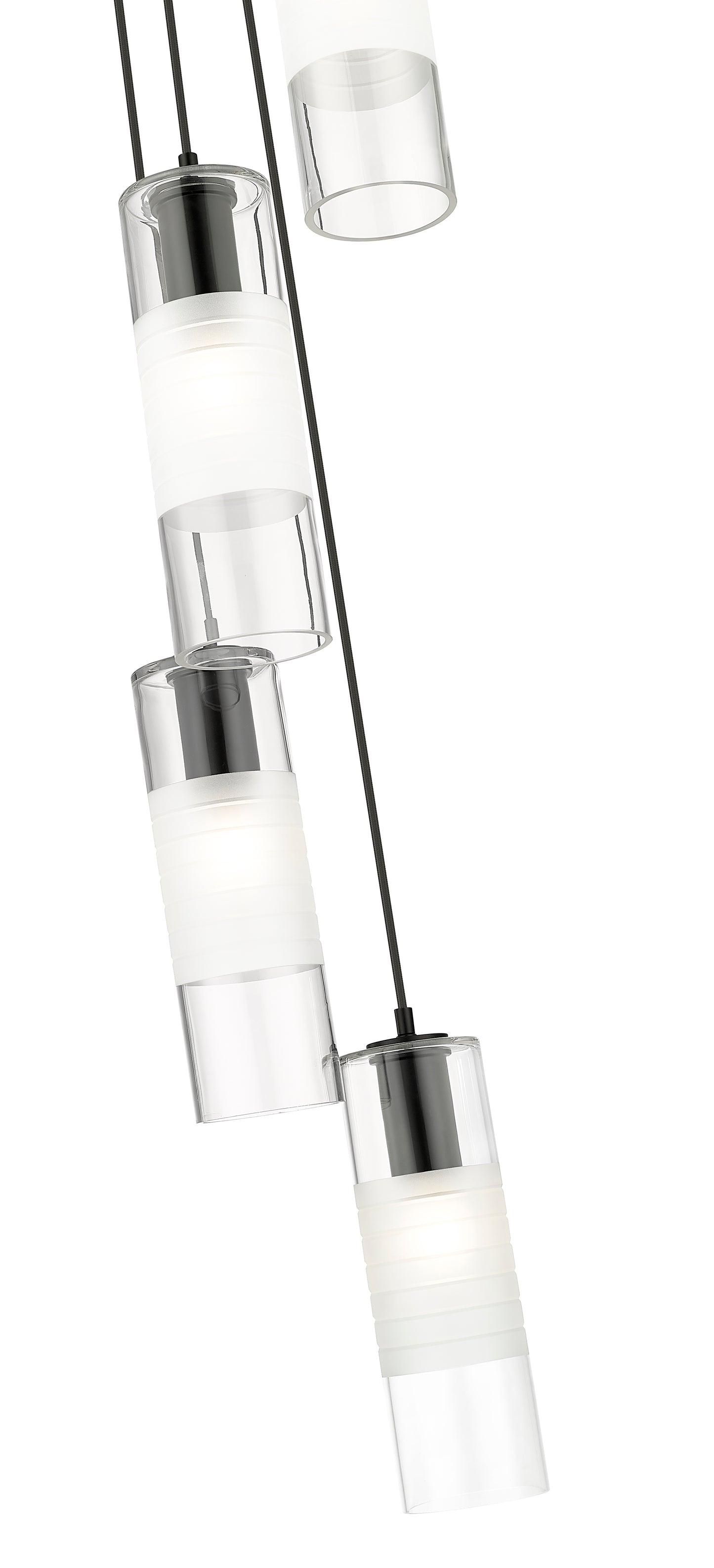 Alton 5 Light Chandelier Matte Black