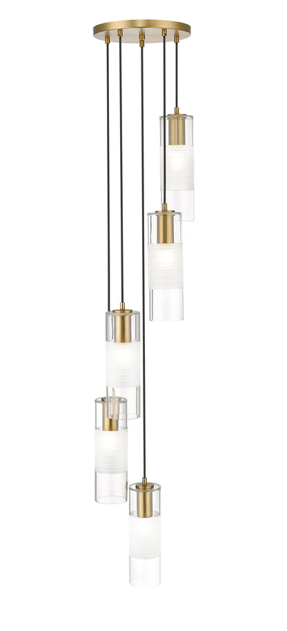 Alton 5 Light Chandelier Modern Gold