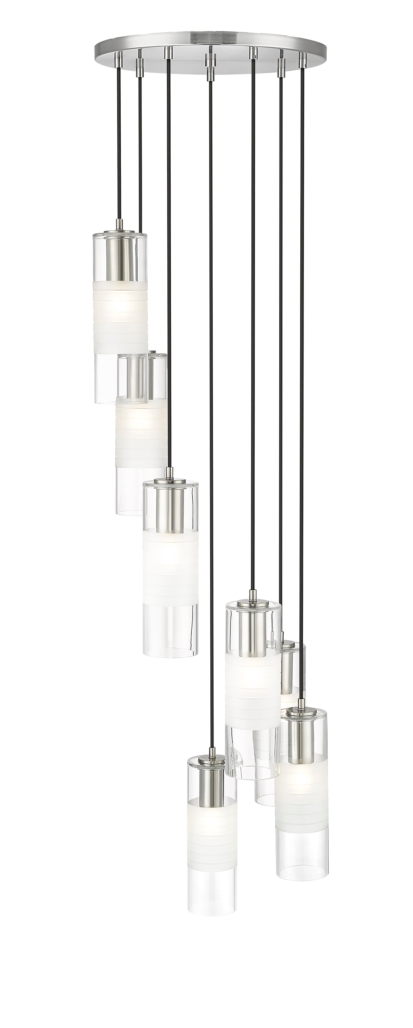Alton 7 Light Chandelier Brushed Nickel