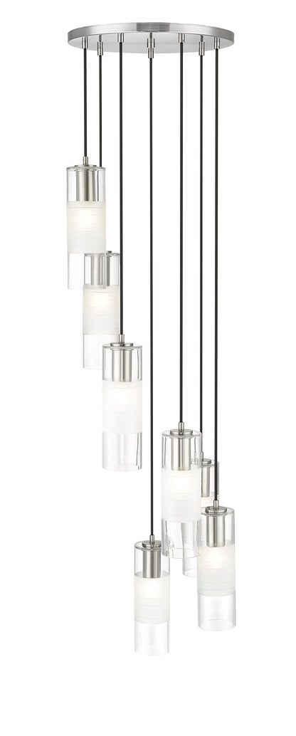Alton 7 Light Chandelier Brushed Nickel