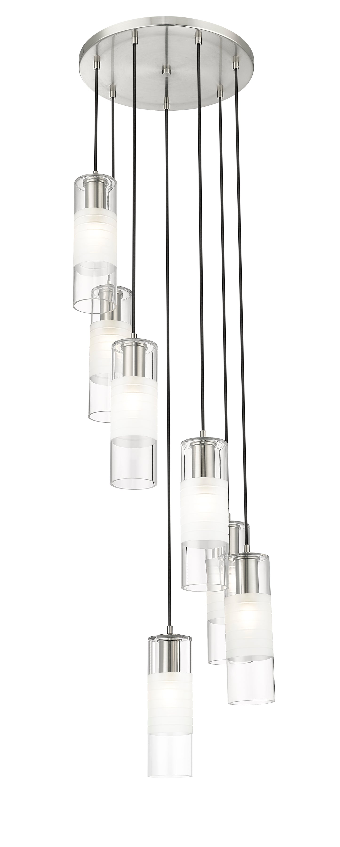 Alton 7 Light Chandelier Brushed Nickel