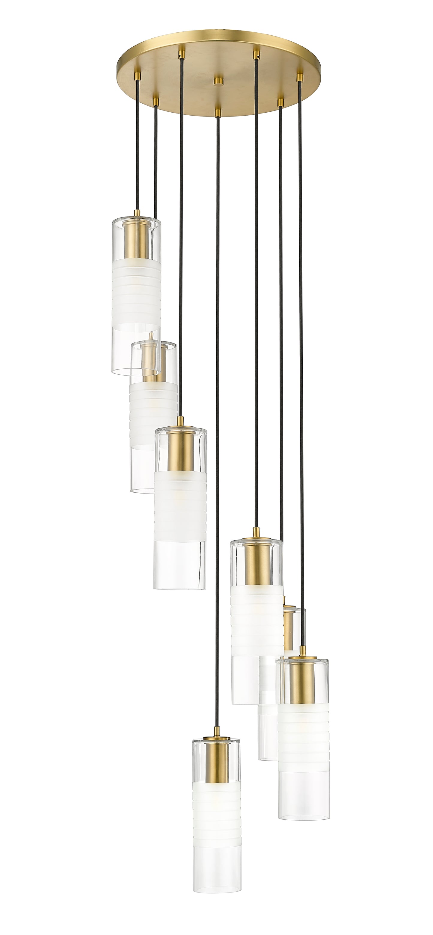 Alton 7 Light Chandelier Modern Gold