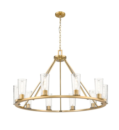 Titus 10 Light Chandelier Modern Gold