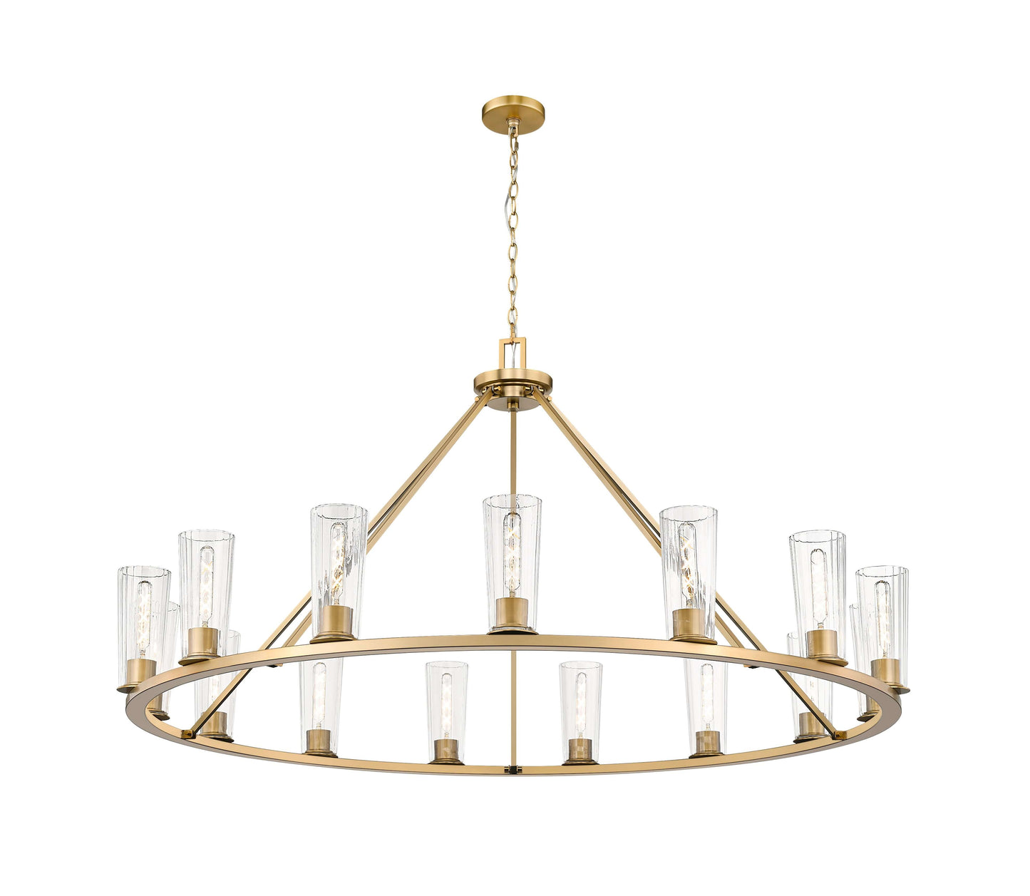 Titus 15 Light Chandelier Modern Gold