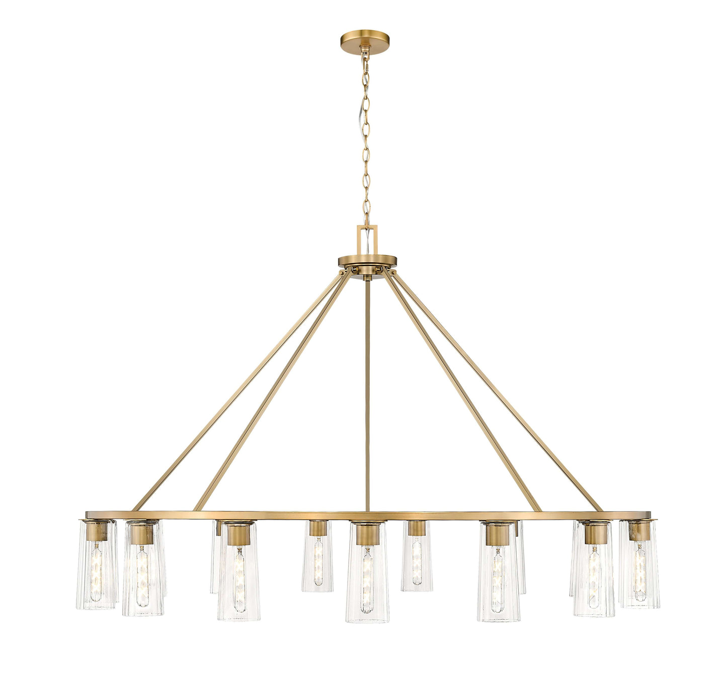 Titus 15 Light Chandelier Modern Gold