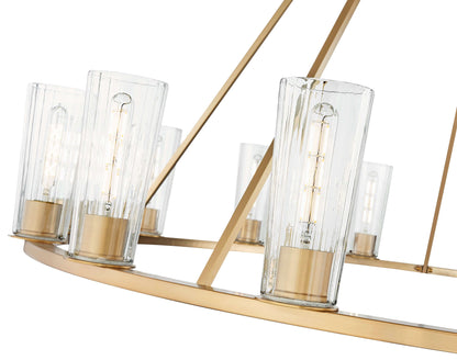 Titus 15 Light Chandelier Modern Gold