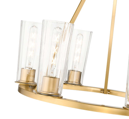 Titus 6 Light Chandelier Modern Gold