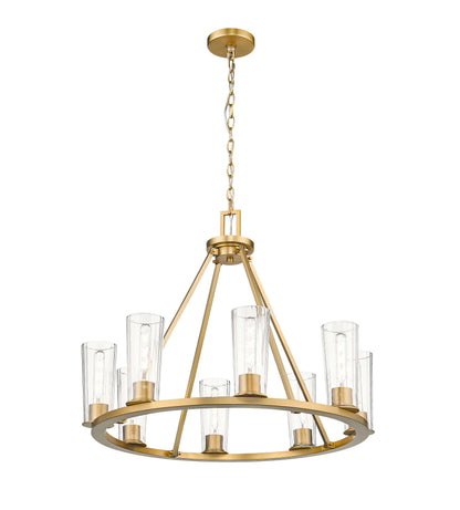 Titus 8 Light Chandelier Modern Gold