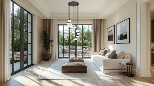 Renaud LED 11 Light Chandelier Matte Black