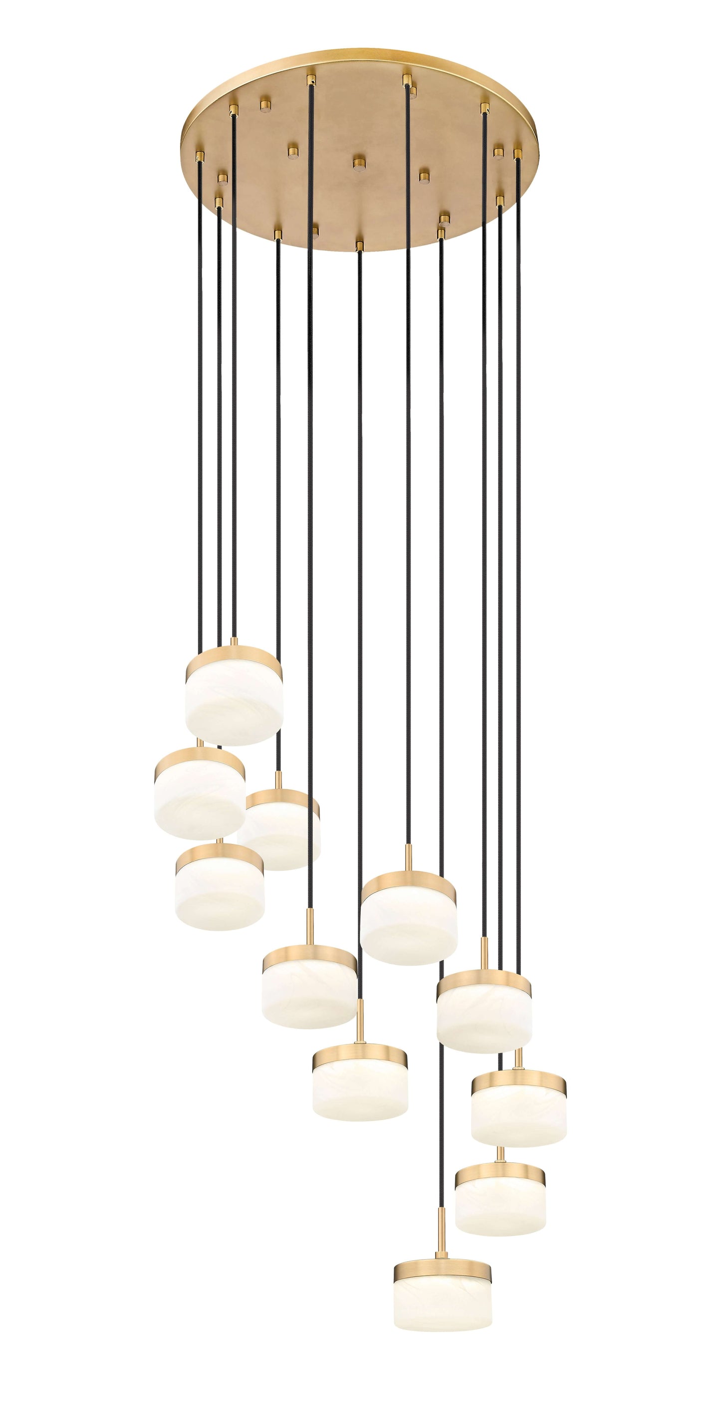 Renaud LED 11 Light Chandelier Modern Gold