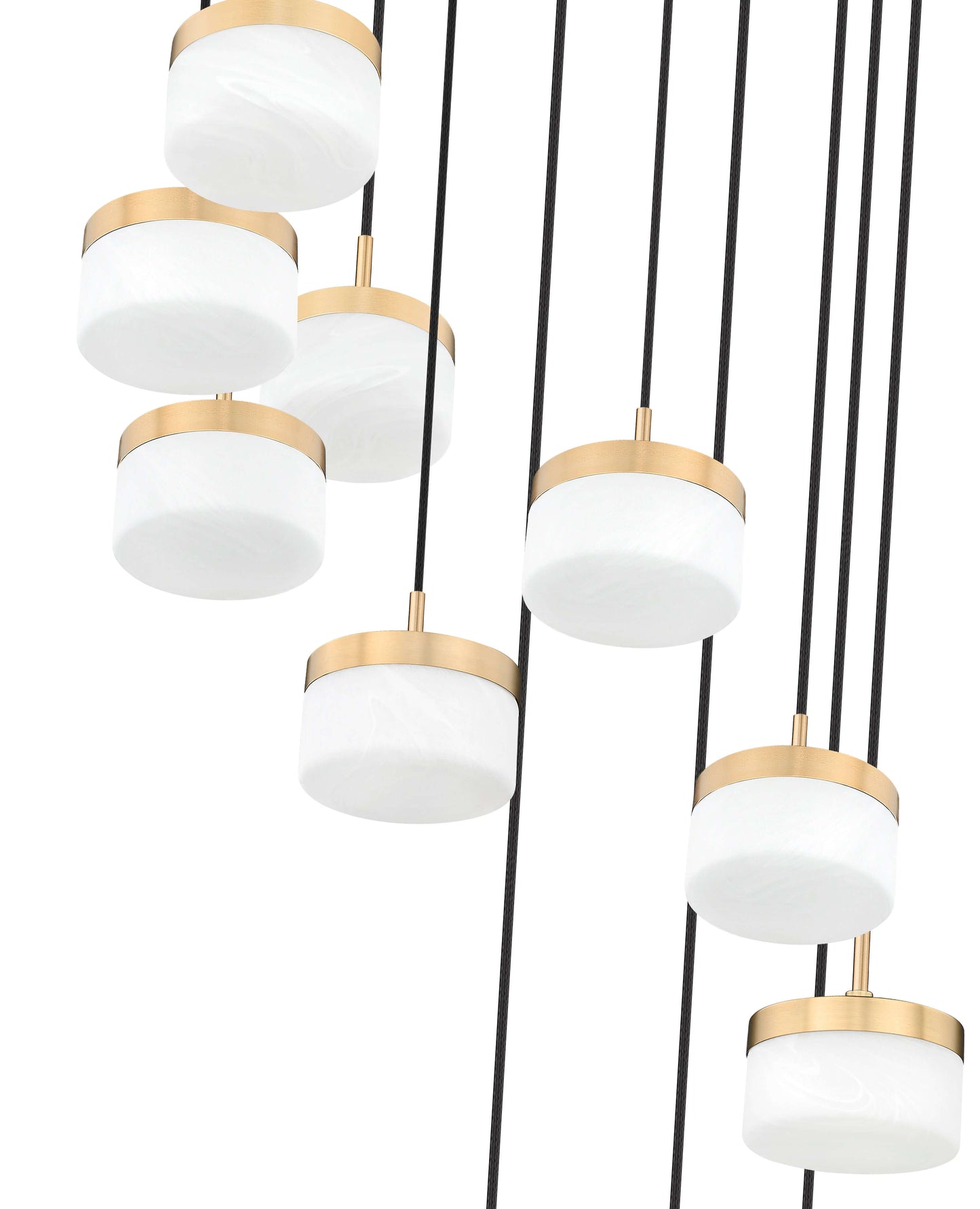 Renaud LED 11 Light Chandelier Modern Gold