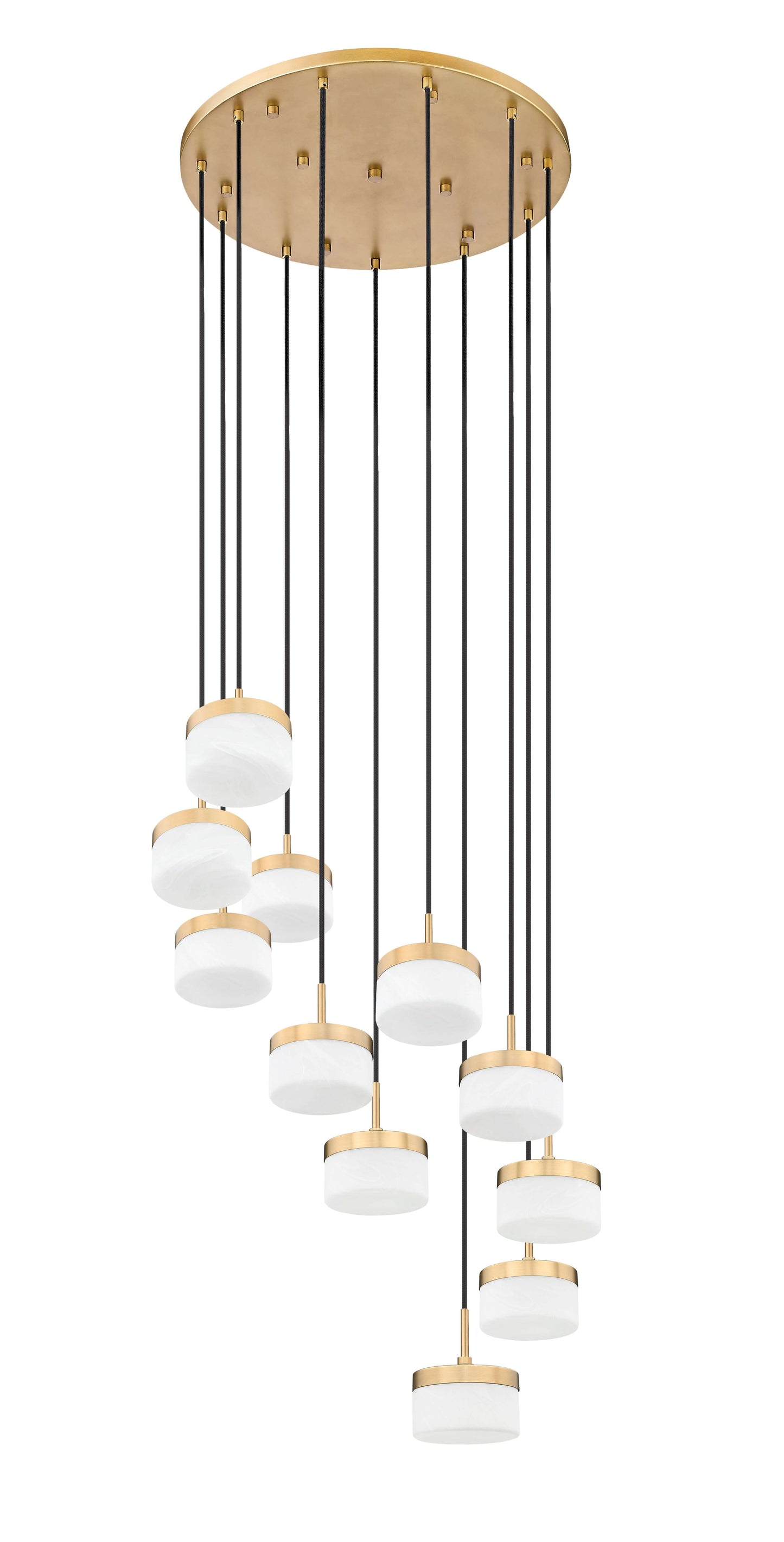 Renaud LED 11 Light Chandelier Modern Gold