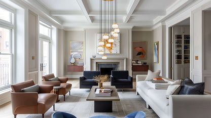 Renaud LED 11 Light Chandelier Modern Gold