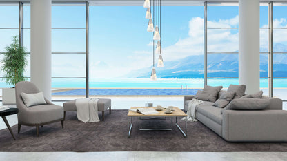 Aimie 7 Light Chandelier Brushed Nickel