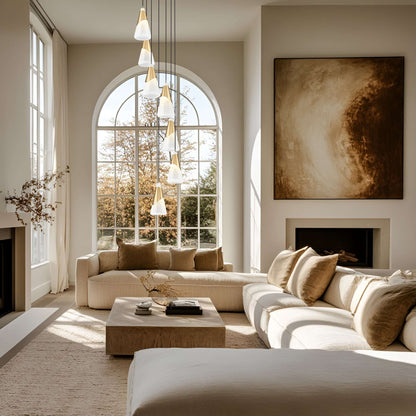 Aimie 7 Light Chandelier Modern Gold