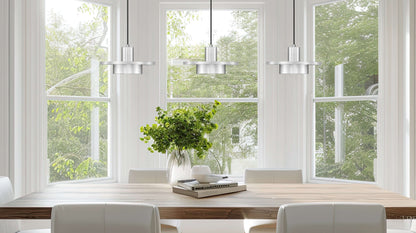 Ludo LED 3 Light Linear Chandelier Brushed Nickel