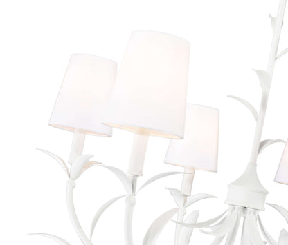 Aslin 6 Light Chandelier Textured White