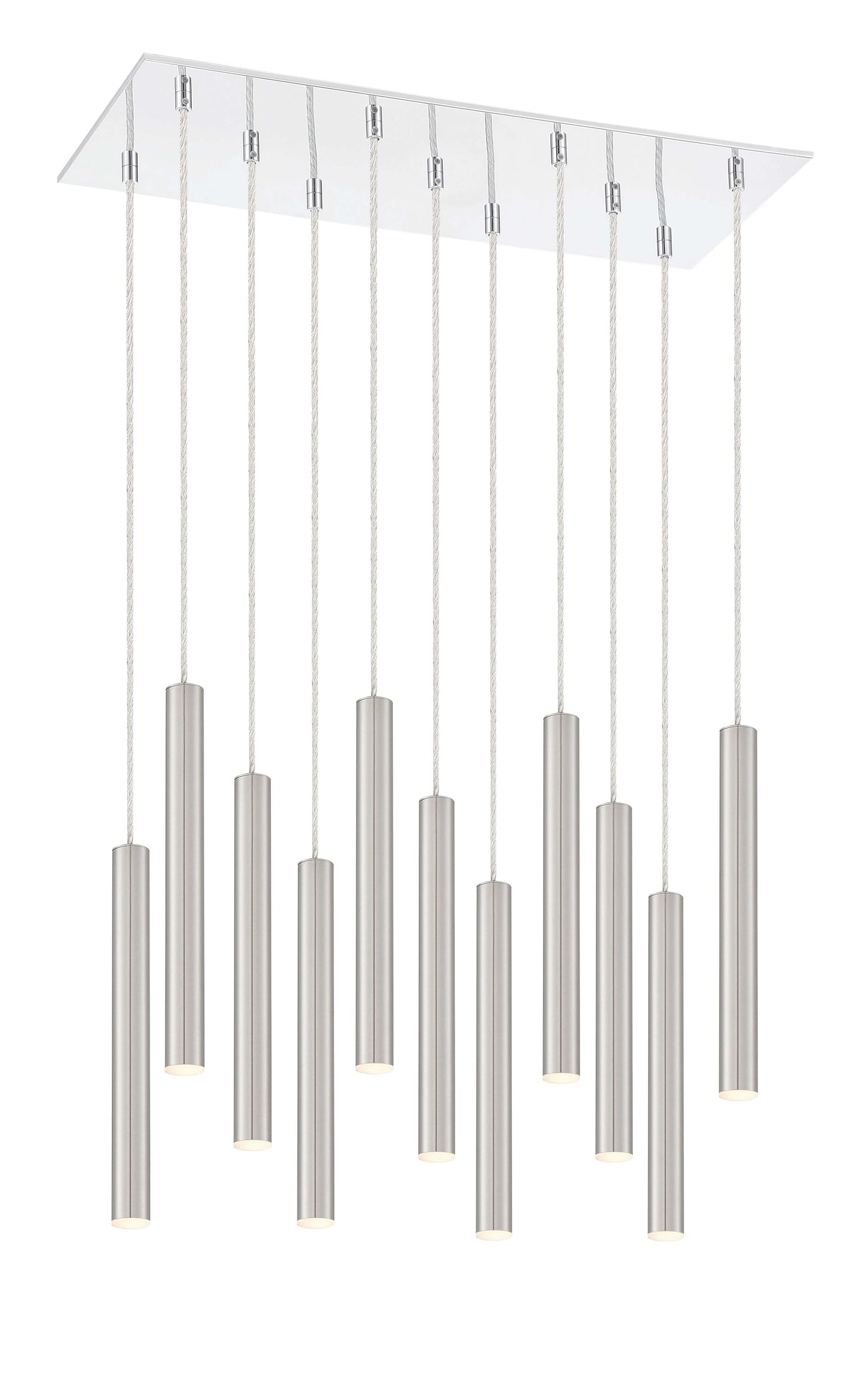 Forest LED 11 Light Chandelier Chrome