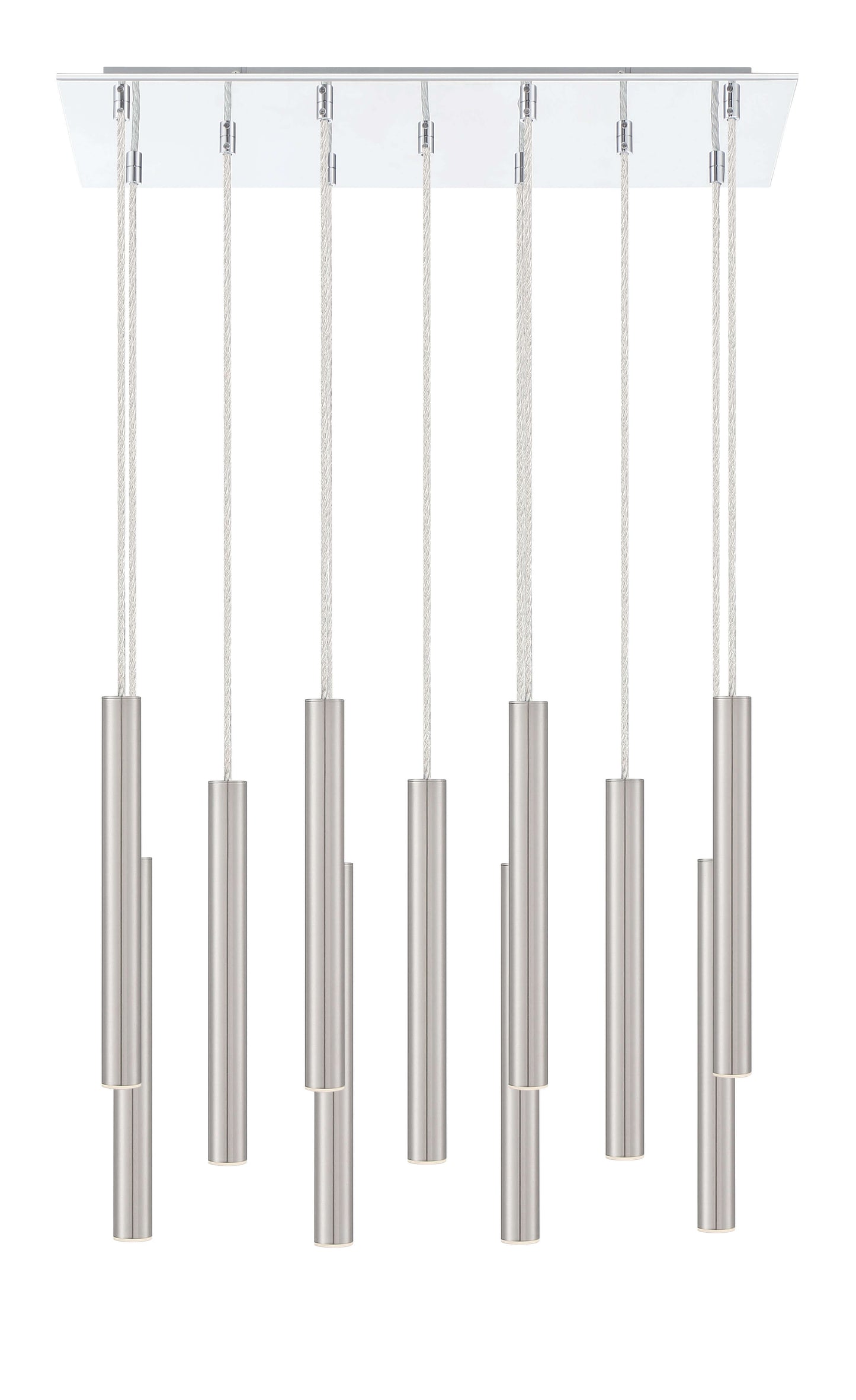 Forest LED 11 Light Chandelier Chrome