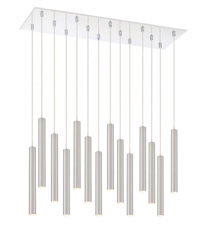 Forest LED 14 Light Chandelier Chrome
