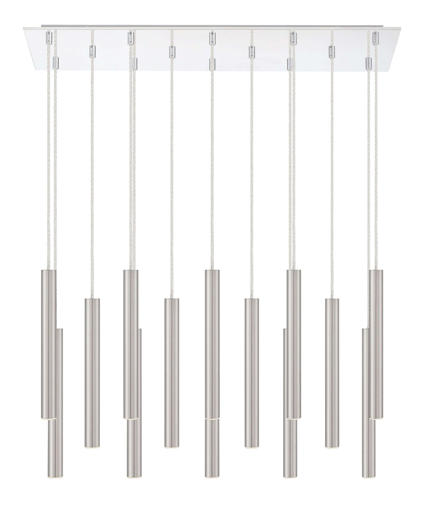 Forest LED 14 Light Chandelier Chrome