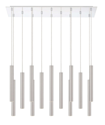 Forest LED 14 Light Chandelier Chrome