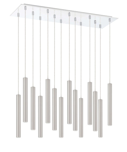 Forest LED 14 Light Chandelier Chrome