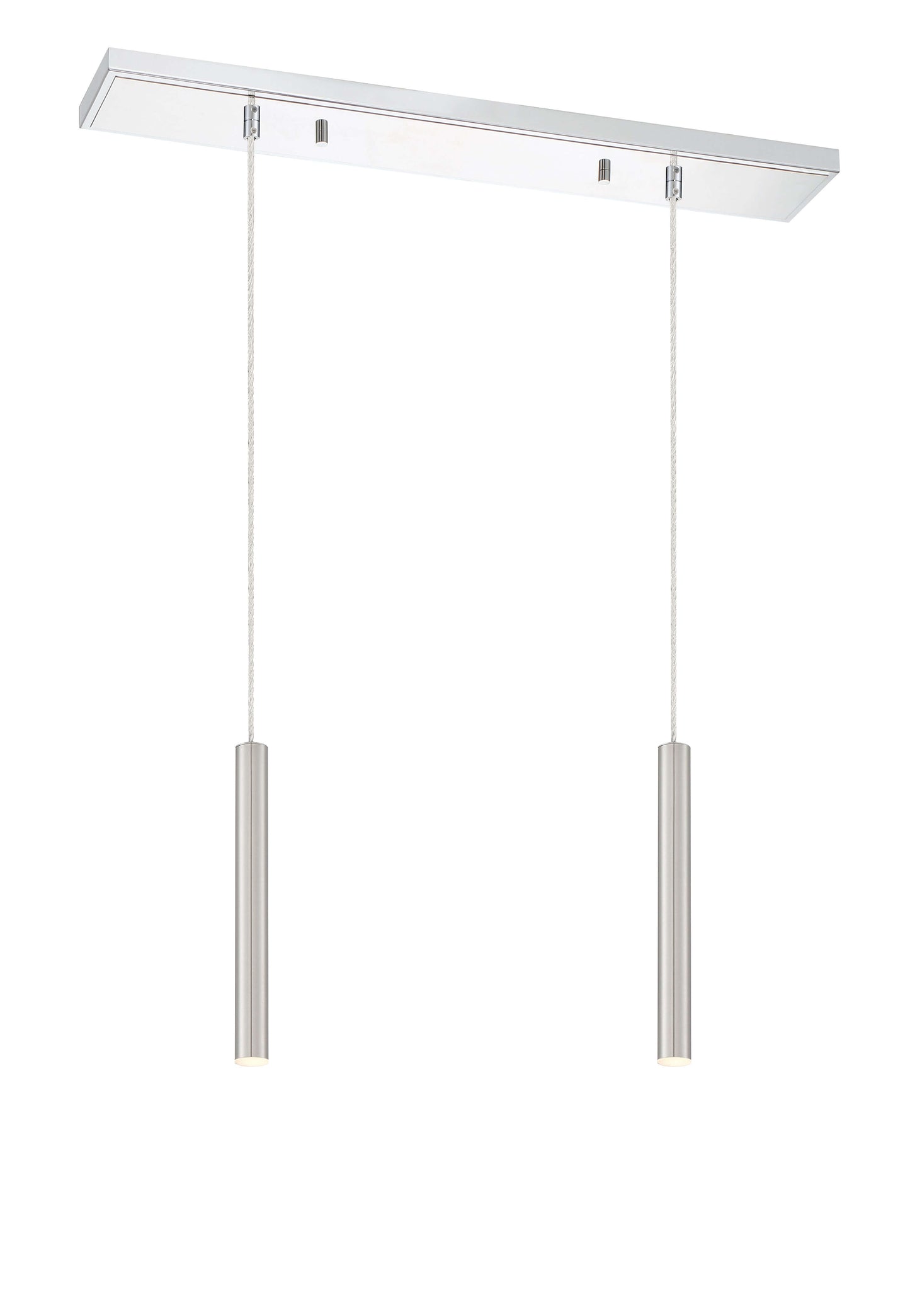 Forest LED 2 Light Linear Chandelier Chrome