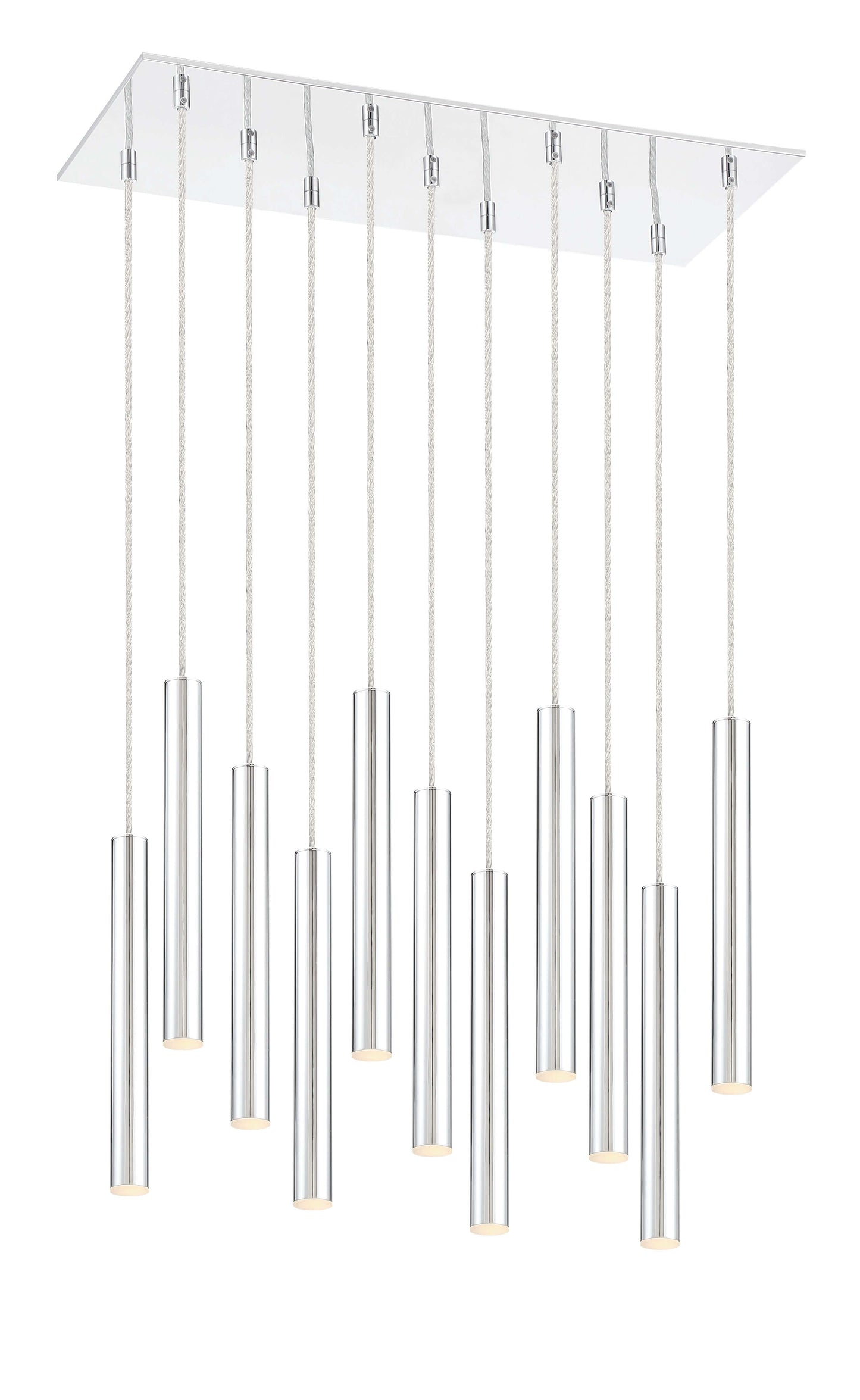 Forest LED 11 Light Chandelier Chrome