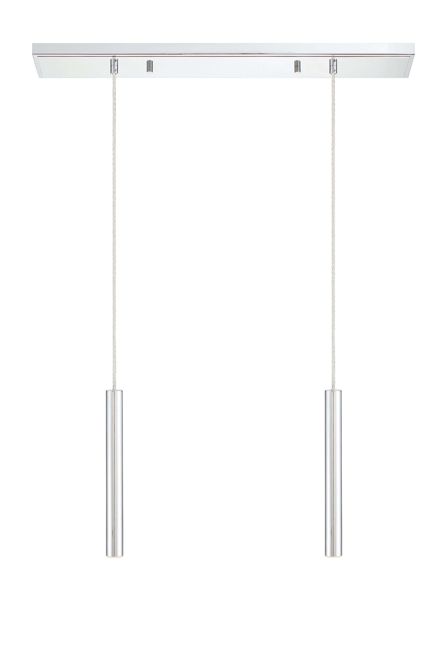 Forest LED 2 Light Linear Chandelier Chrome