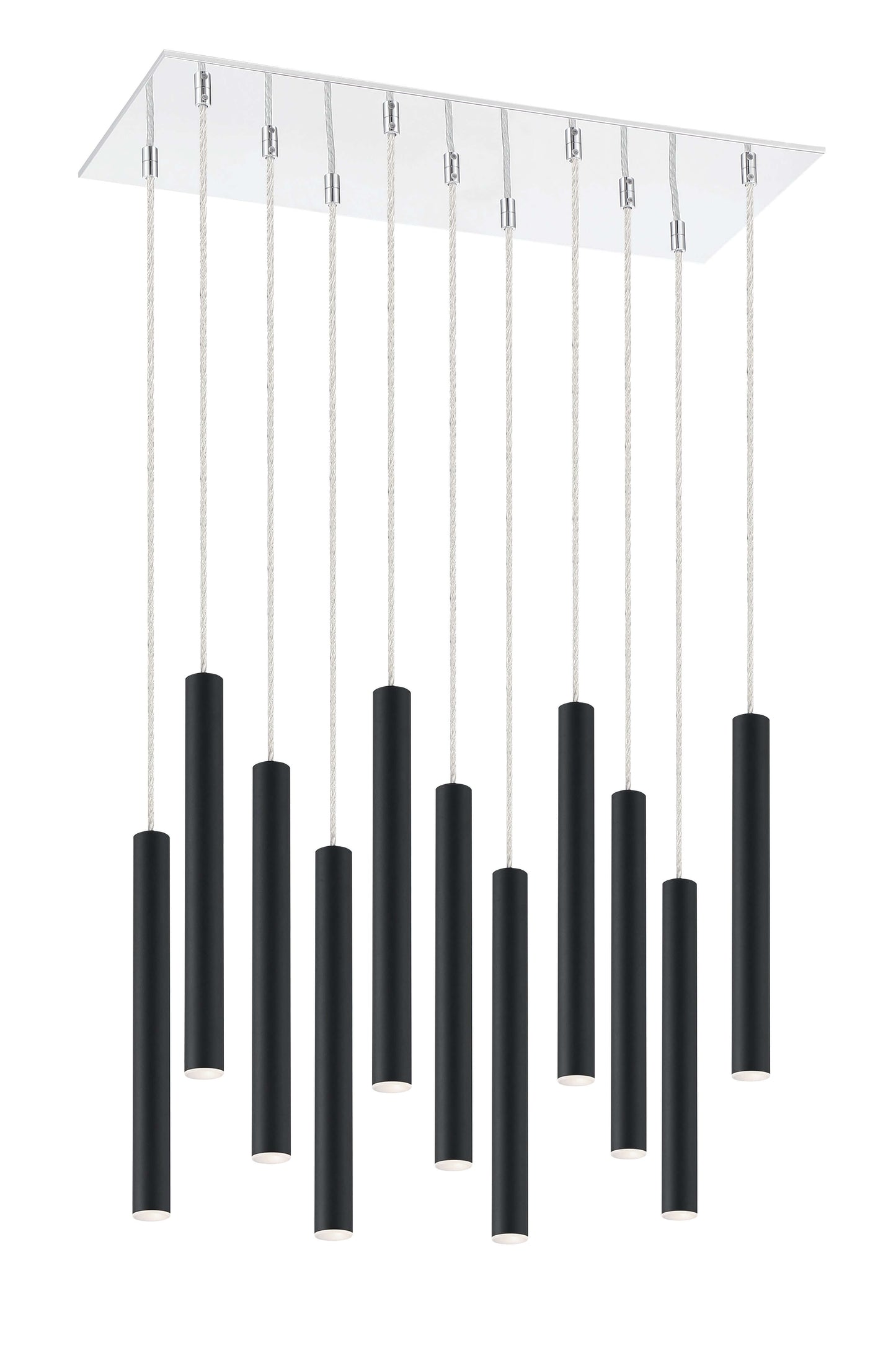 Forest LED 11 Light Chandelier Chrome