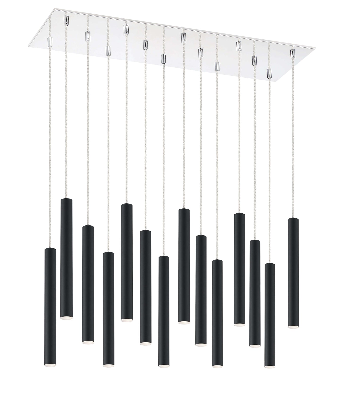 Forest LED 14 Light Chandelier Chrome