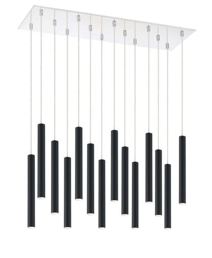 Forest LED 14 Light Chandelier Chrome