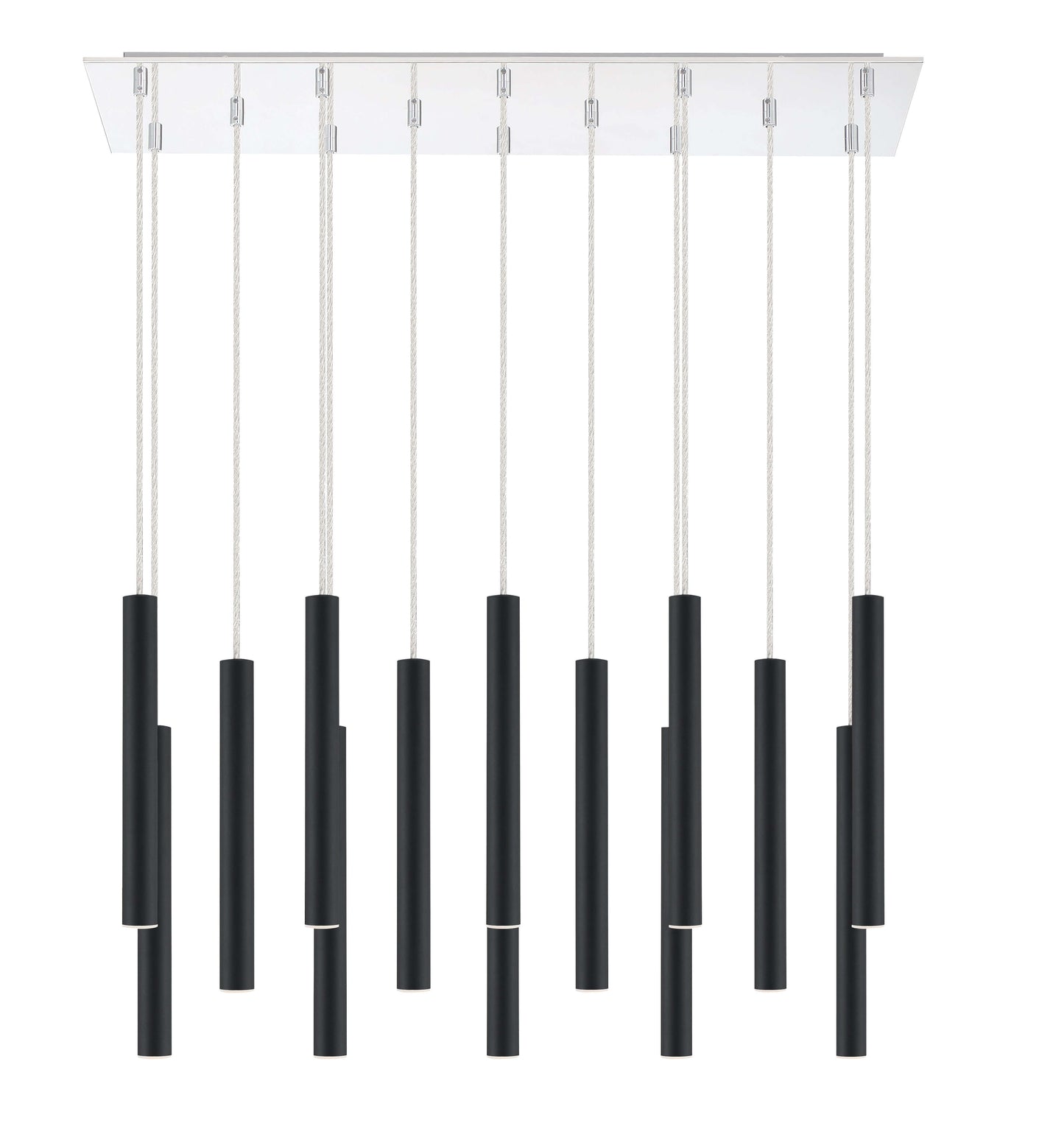 Forest LED 14 Light Chandelier Chrome