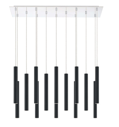 Forest LED 14 Light Chandelier Chrome