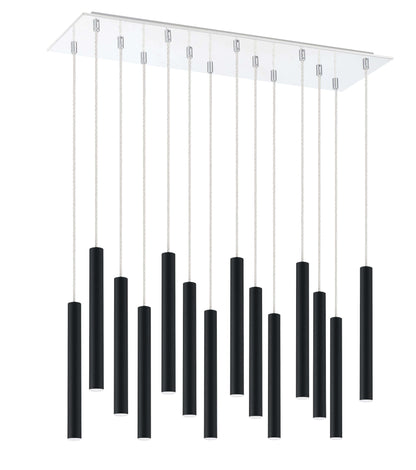 Forest LED 14 Light Chandelier Chrome