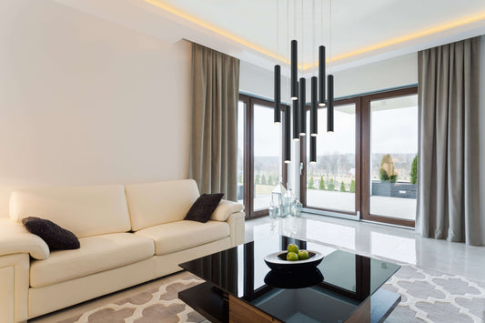 Forest LED 9 Light Chandelier Chrome