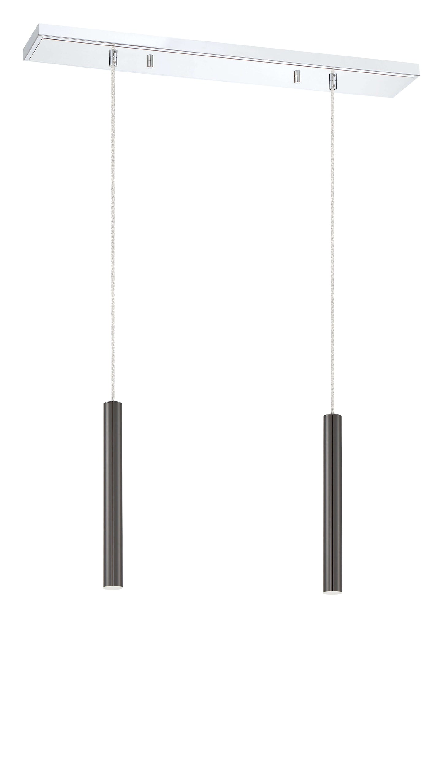 Forest LED 2 Light Linear Chandelier Chrome