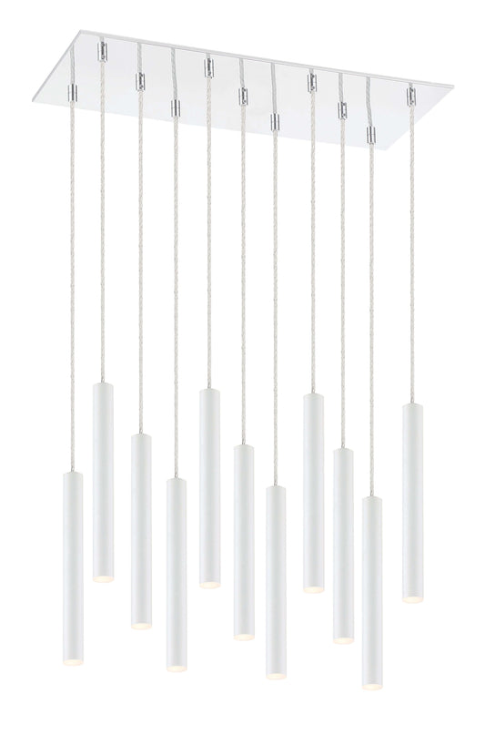 Forest LED 11 Light Chandelier Chrome