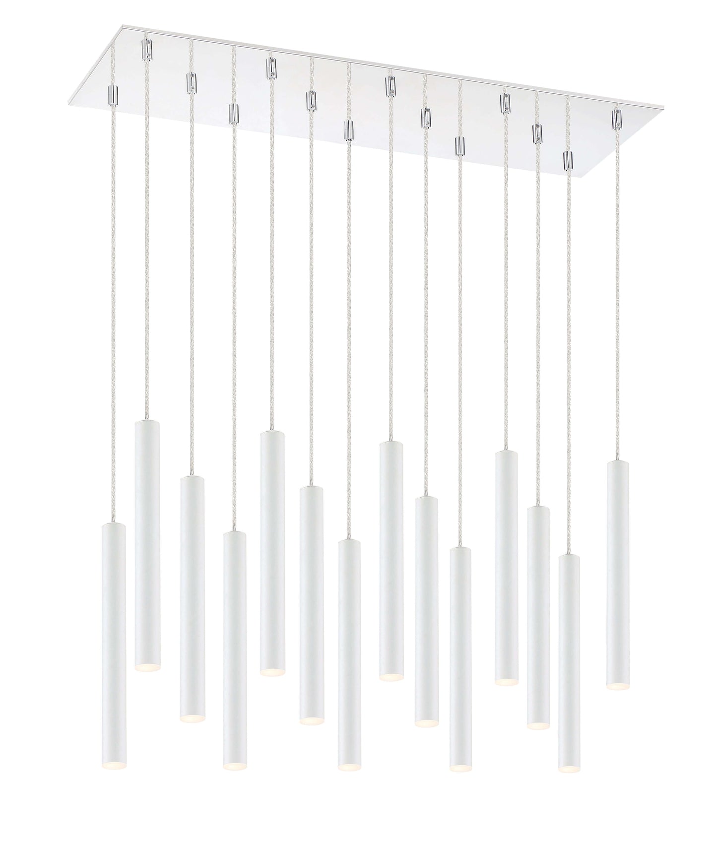 Forest LED 14 Light Chandelier Chrome