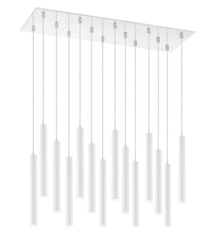 Forest LED 14 Light Chandelier Chrome