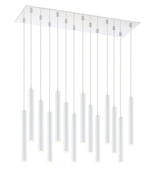 Forest LED 14 Light Chandelier Chrome